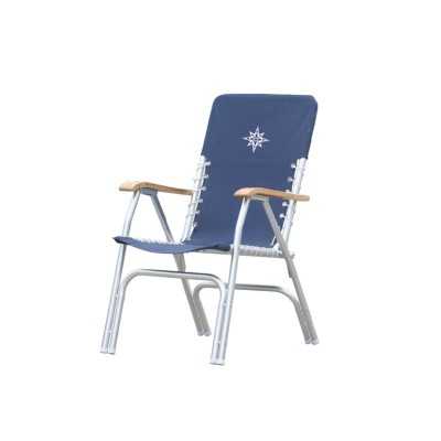 Folding deck chair 58x71xH91/40 Blue OS4835305