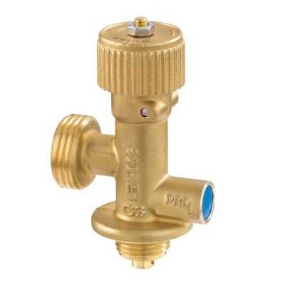 Gas cut-off valve with overpressure savety device OS5001310
