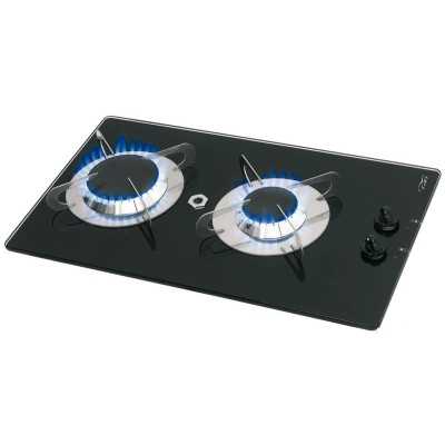 Can Gas hob with pyroceram burners 2 burners 500x300mm OS5070912