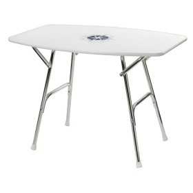 Tavolo pieghevole ovale in alluminio h70cm Piano 95x60cm OS4835410-18%