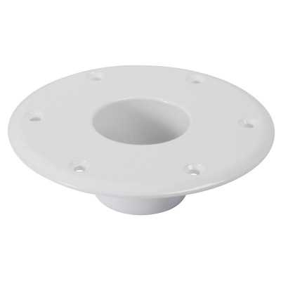 Base in alluminio bianco per gambe tavolo coniche 160mm Tubo 60mm OS4841612-0%