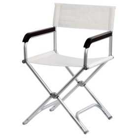Sedia pieghevole Director poliestere Bianca 73x55xh10cm OS4835317-18%