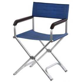 Sedia pieghevole Director poliestere Blu 72x52xh14cm OS4835318-18%