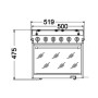 TECHIMPEX Horizon electric kitchen with oven OS5039004