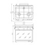 Cucina Compact TECHIMPEX XL3 3 fuochi con forno OS5038500-33%
