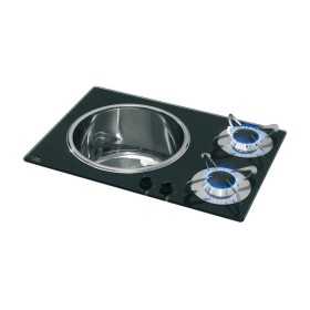 Can Worktop with hobs with sink 2 burners 1750W OS5010068