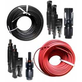 MC4 Connection Kit Cable 6mmq for 3 Solar Panels CB307KITCONN3C10MT MC4 Connection Kit Cable 6mmq for 3 Solar Panels CB307KITCONN3C10MT