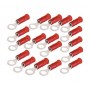 100 piece pack Red ring terminal for cable 0,25:1,5sqmm Screw Ø4mm RF-M ML24527561-100