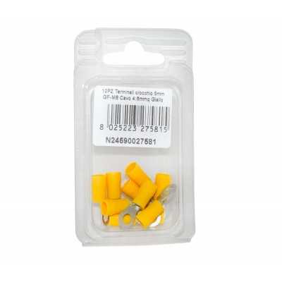 GF-M5 Yellow Terminal with eye for Copper Cable 4/6mmq 10PCS N24590027581