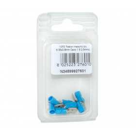 Faston blue male connector Tab 6.35x0,8mm Cable 1.5:2.5sqmm 10pcs N24599927601 Faston blue male connector Tab 6.35x0,8mm Cable 1.5:2.5sqmm 10pcs N24599927601