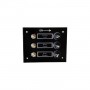 ABS Switch panel with 3x10A switches 3 Fuses 115x80mm N50423701122