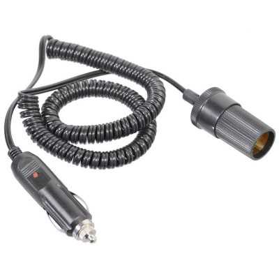 Extension spiral cable 3.60m double male/female plug lighter type N50523027247