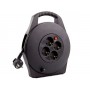 Electric Extension Spool with Cable Retractable 10m 3x1.5mm H05VV-F 4 Sockets N50523521100
