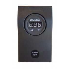 Plastic Panel with Digital Voltmeter 12/24V 60x100mm N50669722605 Plastic Panel with Digital Voltmeter 12/24V 60x100mm N50669722605