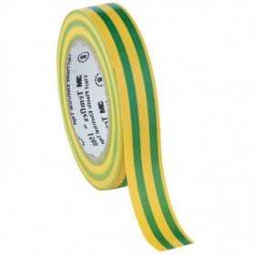 3M 1500 Temflex vinyl insulating tape 15mm 10mt Yellow and Green N50824027653GV 3M 1500 Temflex vinyl insulating tape 15mm 10mt Yellow and Green N50824027653GV