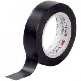 3M 1500 Temflex vinyl insulating tape 15mm 10mt Black N50824027653NE 3M 1500 Temflex vinyl insulating tape 15mm 10mt Black N50824027653NE