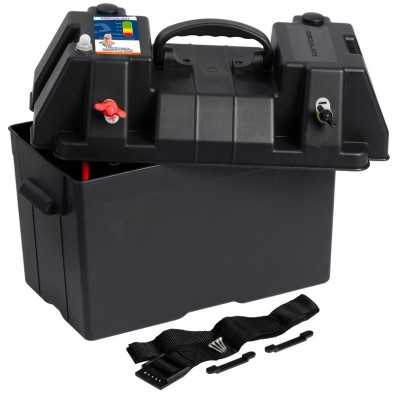 Power Centre Deluxe battery box with dual USB port N51120503510