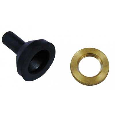 Rubber cover with brass ring N51324727019