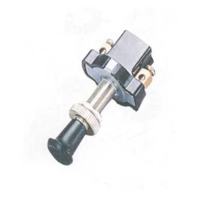 Push-pull switch in chrome-plated brass with long pin Max load 10A N51324727105