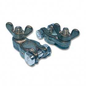 Coppia morsetti per batteria serie Extra positivo e negativo Acciaio zincato N51420001137-5%