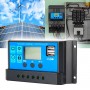 Regolatore Solare di Carica PWM 12-24V 30A con uscite USB N52830550714-10%