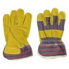 Leather work gloves with Canvas back Size 10 47617567