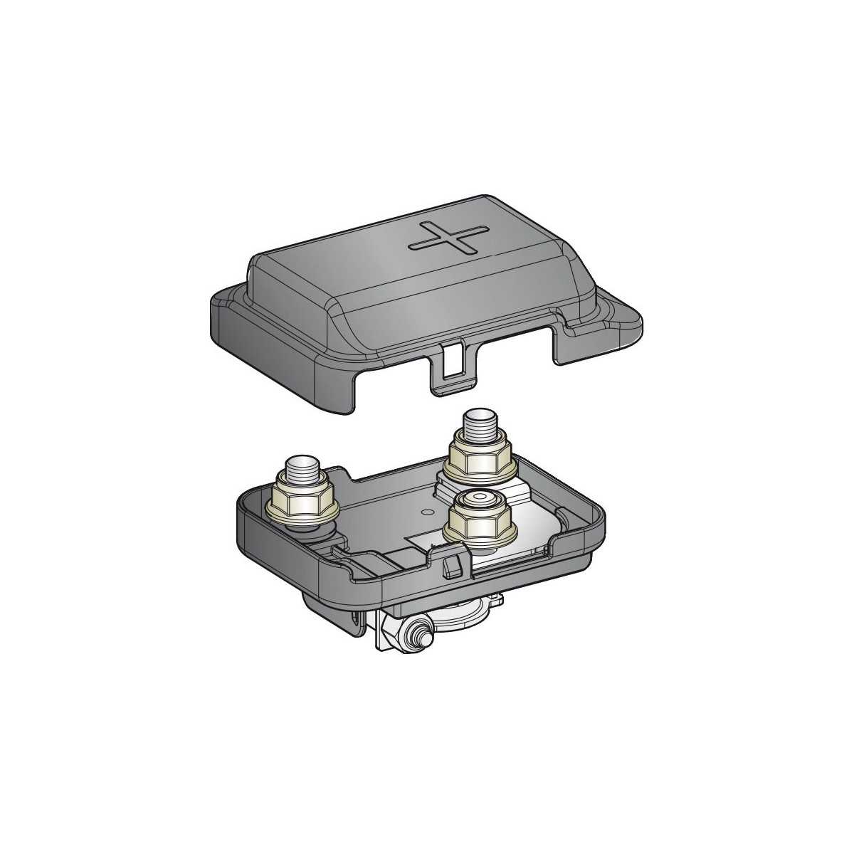 Portafusibili ANL Singolo max 300A 138x69x44,5mm