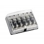 Glass fuse holder box for 6 fuses 130x90x36mm OS1418107