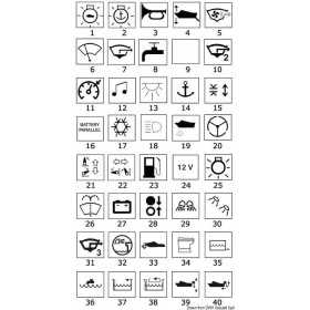 Carlingswitch Flaps plate OS1419334 Carlingswitch Flaps plate OS1419334