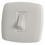 Contemporary Single White switch 68x71mm OS1448401