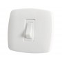 Contemporary Single White switch 68x71mm OS1448401