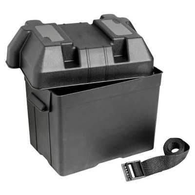 Cassetta portabatteria in polipropilene 360x240x270h mm OS1454600-0%