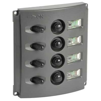 Electric panel with automatic fuses and double LED OS1485004