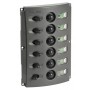 Electric panel with automatic fuses and double LED 165x115mm OS1485006