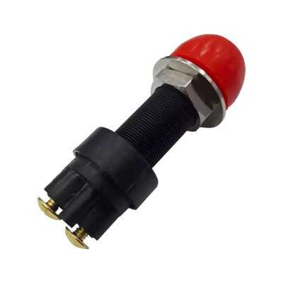 Watertight brass push button red max 30A 12V OS1491000RO