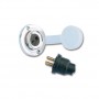 Male/female recessed mountable connector 2 pins 3A TRL0636048