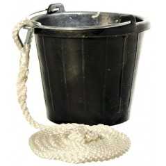 Yachticon Rubber sinking bucket Capacity 8L fitted with 3m rope OS2388700 Yachticon Rubber sinking bucket Capacity 8L fitted with 3m rope OS2388700
