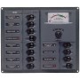 BEP 902A Switch Panel 12 Magneto-thermal Switches with Metre 200x239x65mm UF63128J