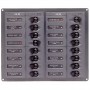 BEP Marine 904MN 12V DC Switch panel with 16 gangs 200x239x65mm UF63129L