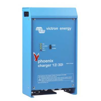 Victron Phoenix 12/30 Caricabatterie 12V 30A 2 Uscite + 1 da 4A per batterie 100/400Ah UF64900A-15%