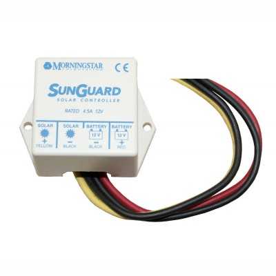 MorningStar SunGuard-4 Solar Controller 12v 4.5A Regolatore di carica stagno N50930150260-50%