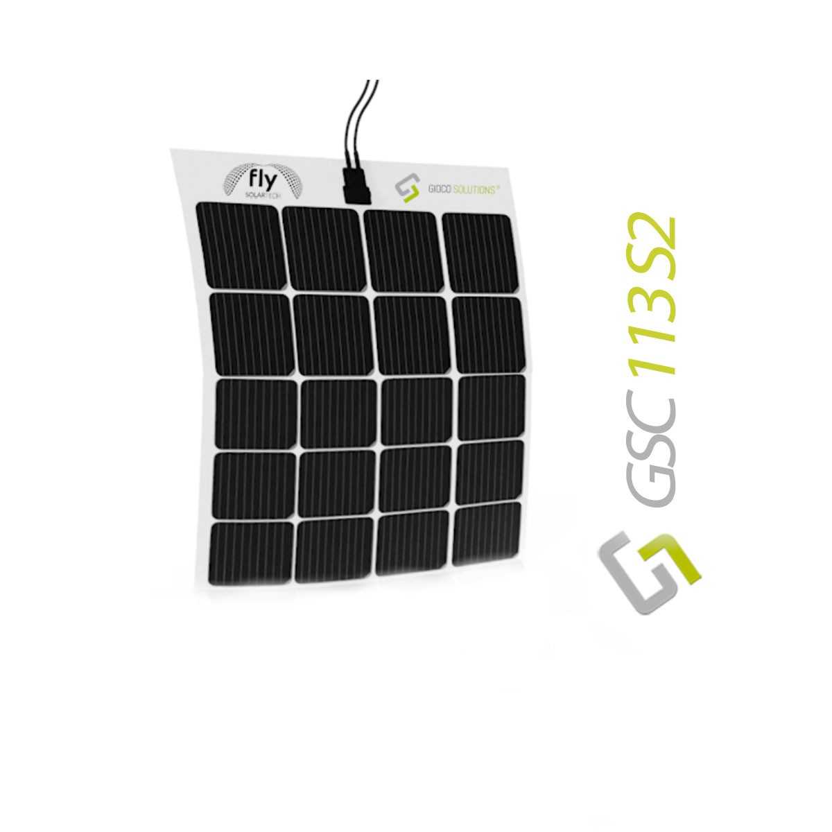 Giocosolutions Pannello Fotovoltaico Flessibile Mono S2 101Wp