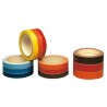 3-colour Self-Adhesive waterline stripe tape Gradient Shades Burgundy-Red-Orange H 80 mm x L 10 mt OS6511302RO