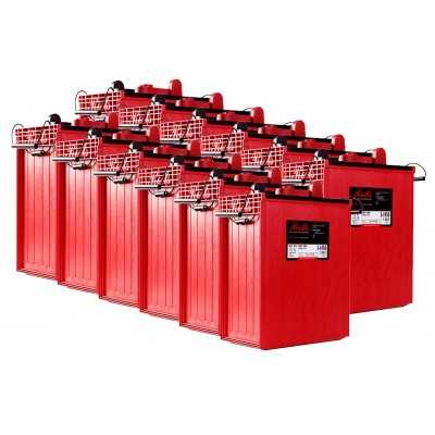Rolls S1450 Serie 4000 Banco Batterie 24 Volt 34.84 kWh C100 200ROLLSS1450-24V-25%