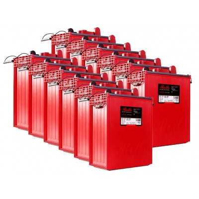 Rolls S1660 Serie 4000 Banco Batterie 24 Volt 39.84 kWh C100 200ROLLSS1660-24V-25%