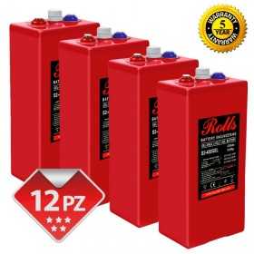 Rolls OpzV GEL Battery Bank 24 Volt 12.96 kWhC100 200ROLLSS2450GEL-24V Rolls OpzV GEL Battery Bank 24 Volt 12.96 kWhC100 200ROLLSS2450GEL-24V