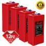 Rolls OpzV GEL Banco Batterie 24 Volt 18.43 kWh C100 200ROLLSS2640GEL-24V-25%