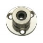 Watertight chrome-plated brass cable gland D.6mm N50824027300