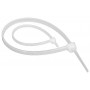 White nylon cable ties 2,5x160 mm 100 piece pack N50824027662