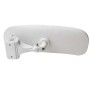 White lacquered alloy panoramic dashboard or windshield rear-view mirror 260x100mm MT3016006